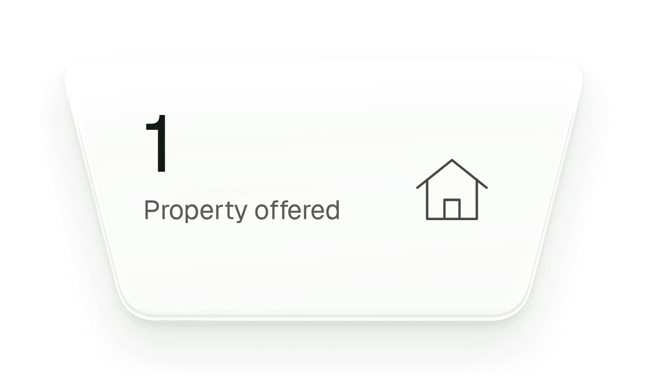 1 property offered