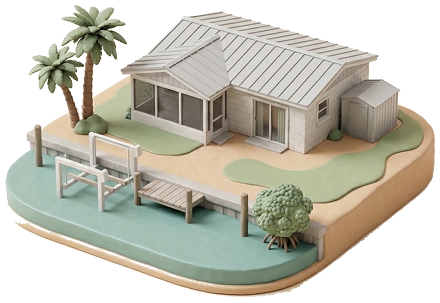 Tampa waterfront cottage